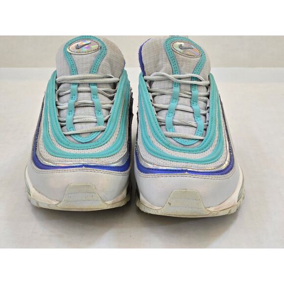 Nike Air Max 97 Youth 6Y Aura Sapphire Aurora Green Shoes CT1965-400 - Picture 8 of 8